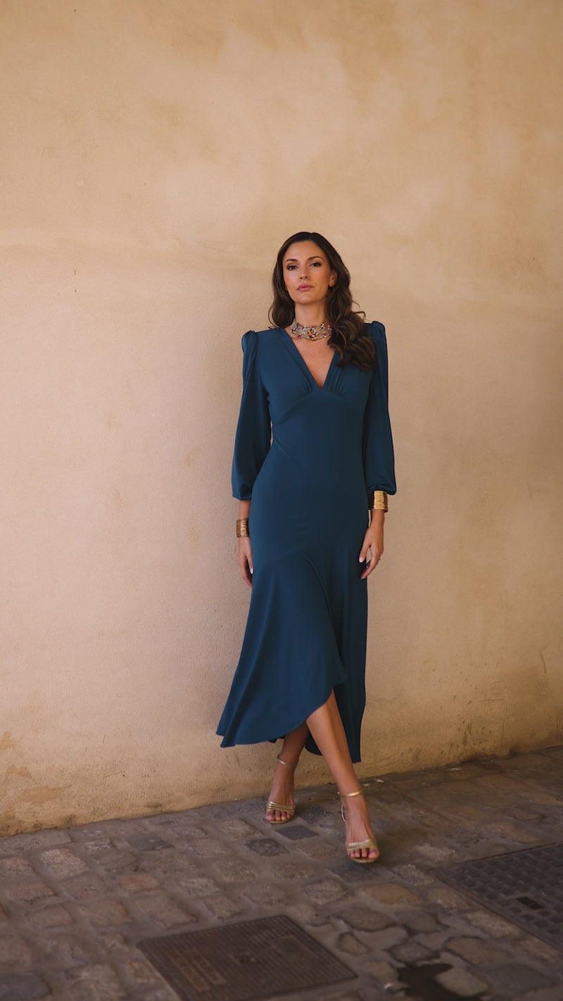 Vestido midi lolita com franjas