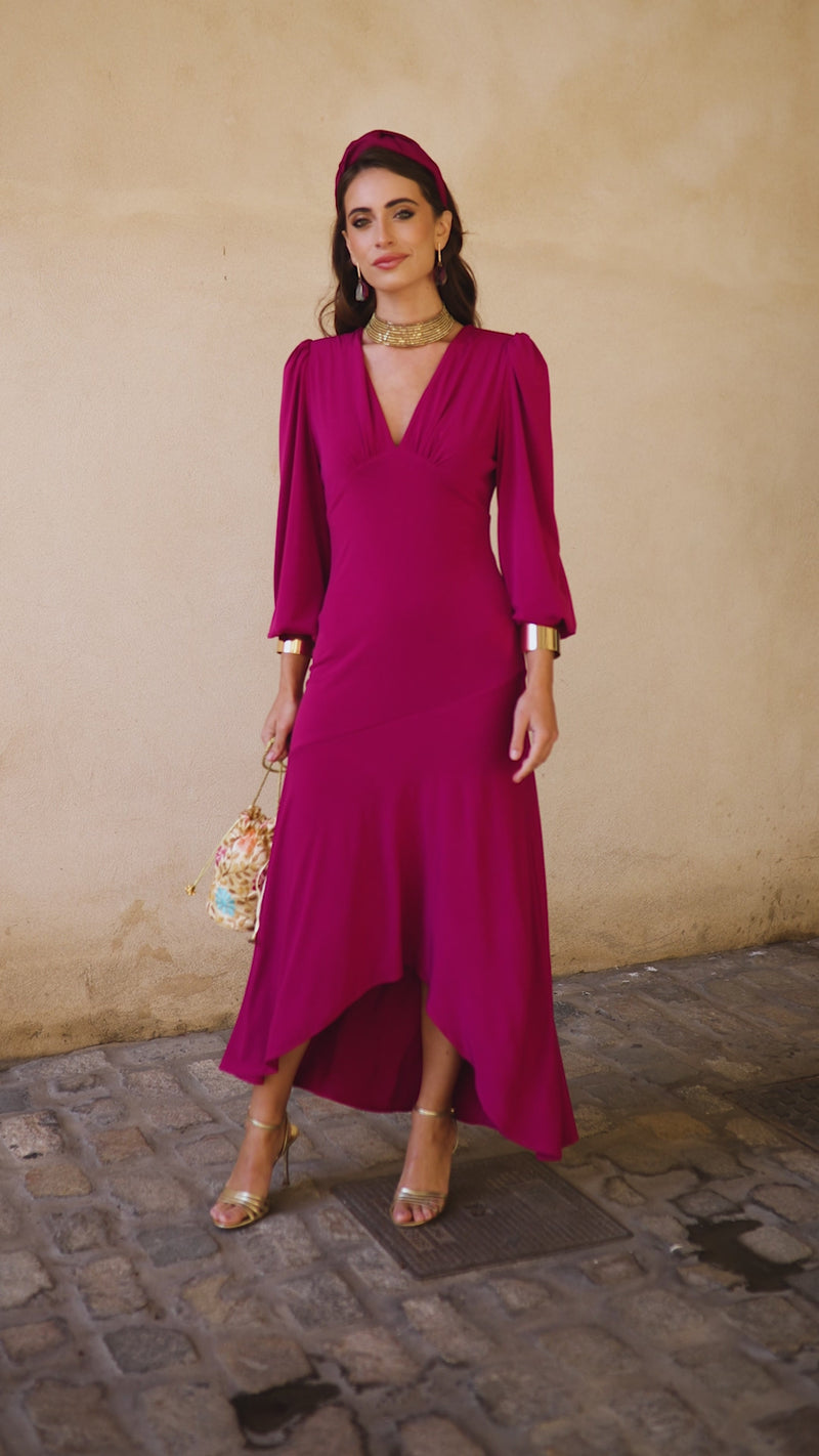 Vestido midi lolita com franjas